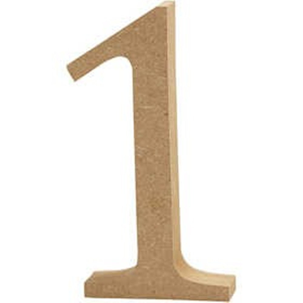 Large 13cm Wooden MDF Capital Letters, Numbers & Symbols for Crafts