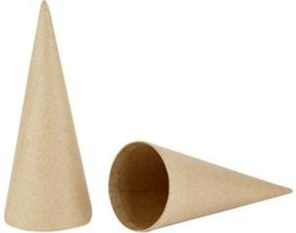 Paper Mache Cones To Decorate Choice Of Sizes Papier Mache Shapes   Rokqgrewkgi 