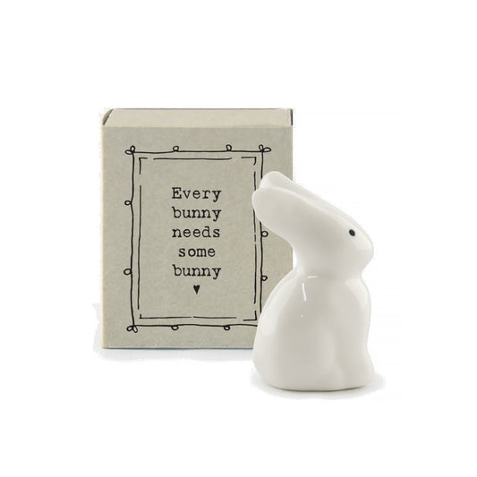 Every Bunny Needs Some Bunny | Ceramic Rabbit | Cracker Filler | Matchbox Gift