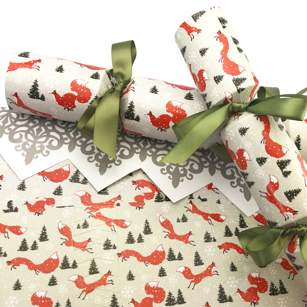 Christmas Fox | Cracker Making Craft Kit | Make & Fill Your Own