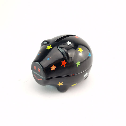 Stars | Little Coin Piggy Bank | Tin Money Box | Cracker Filler | Mini Gift