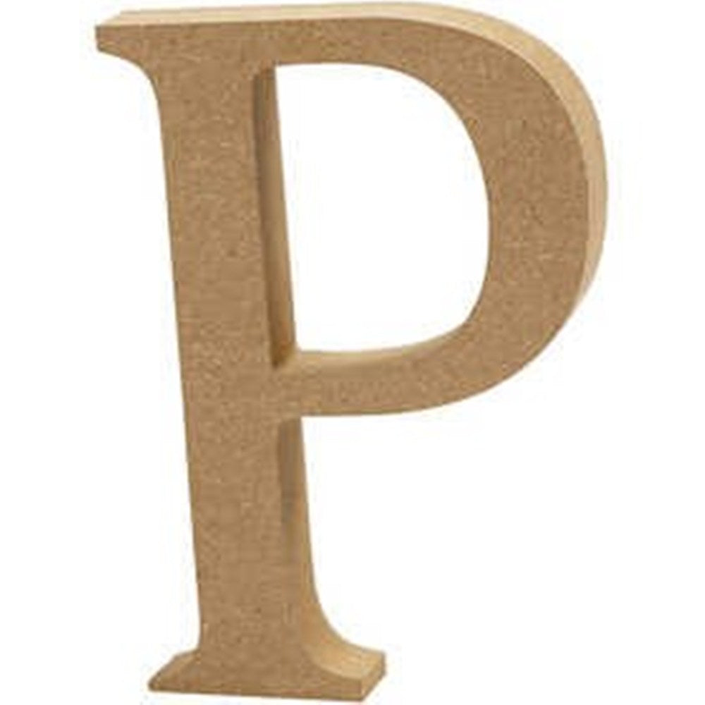 Large 13cm Wooden MDF Capital Letters, Numbers & Symbols for Crafts